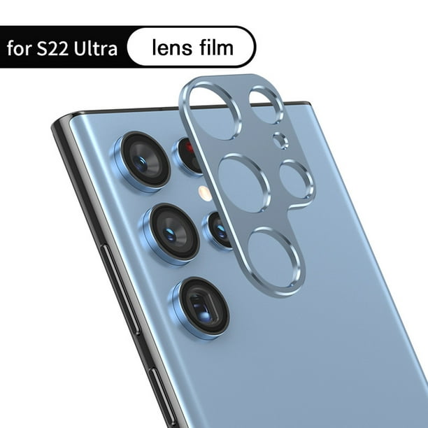  Funda para Samsung Galaxy S22 con protector de pantalla de  vidrio templado [no para S22+], resistente a los golpes, cubierta de cuerpo  completo integrada para lente de cámara + soporte estable