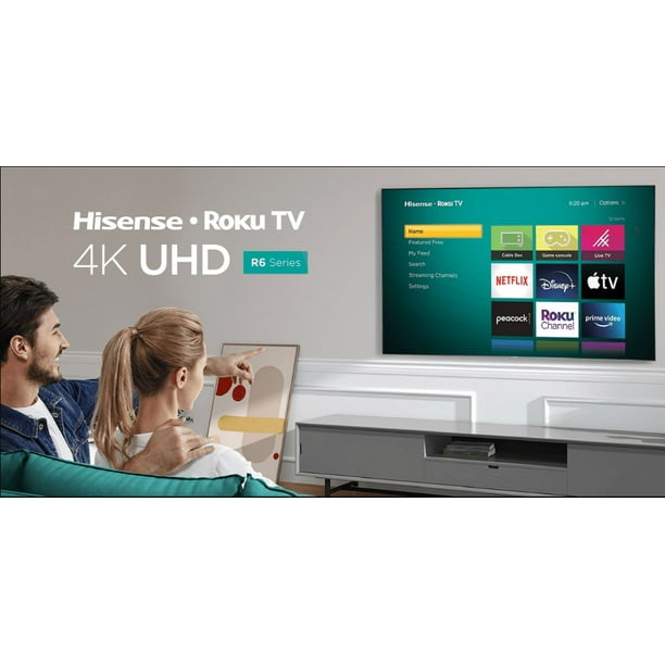 TV 43 Pulgadas Hisense . TV Hisense 43 Pulgadas 4K Ultra HD Smart TV LED  43R6E Reacondicionada
