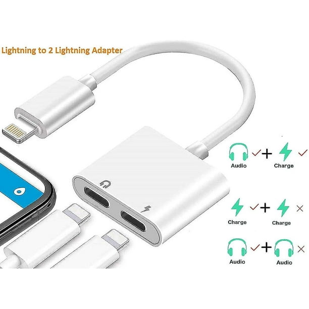 LT Plus A8632 cargador con cable lightning para iPhone / iPad, 2