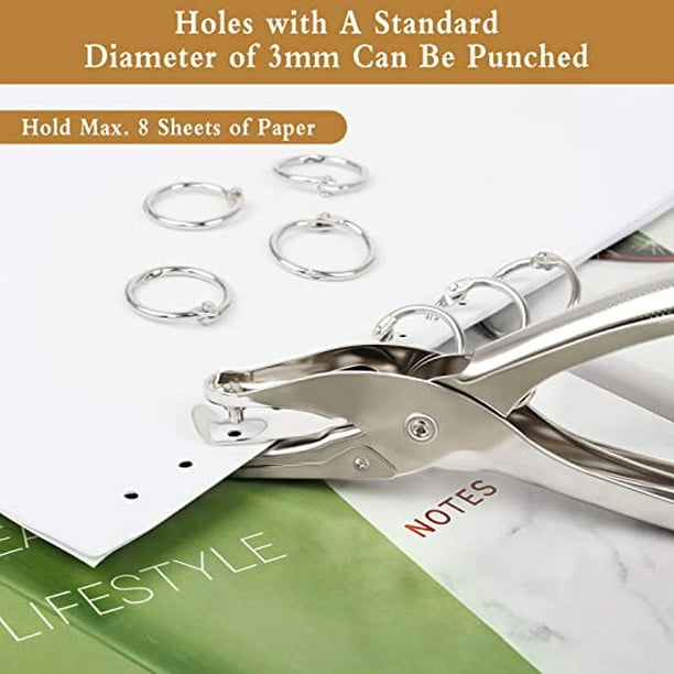 Un agujero Perforadora de papel metálica - China El papel de metal, Punch  perforadora manual de papel