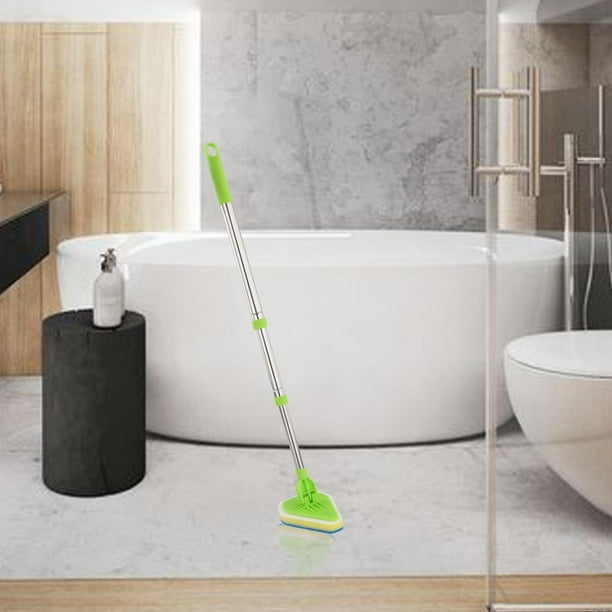 EXEGO - Cepillos para limpieza de ducha, cepillo de cerdas rígidas EXEGO  para uso doméstico, cepillo de limpieza de ducha de baño resistente para