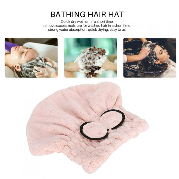 Paquete de 6 Gorro de Ducha de Microfibra Absorbente de Cabello Suave,  Toalla de Ducha Anti Frizz Sunnimix toallas para secar el cabello para  mujeres