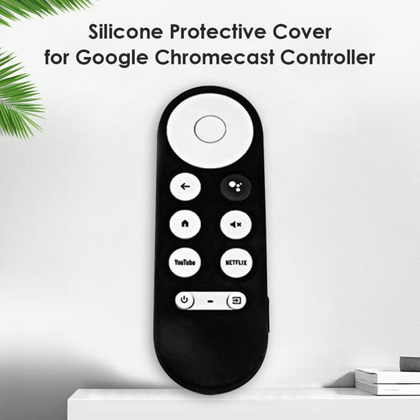 Funda De Silicona Con Mando A Distancia Para Google Chromecast 2020 (Negro)  Ndcxsfigh