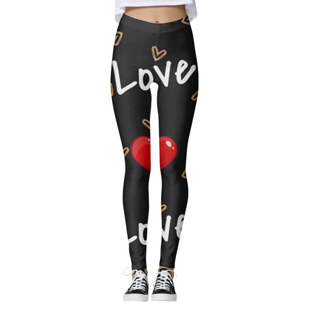 Gibobby Leggings cálidos para mujeres Leggings con estampado de