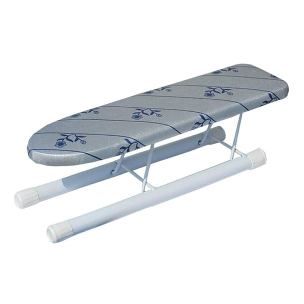 Mini tabla de planchar de viaje con patas plegables para viajes, hogar,  sala de manualidades, ropa de planchado Soledad Tabla de planchar