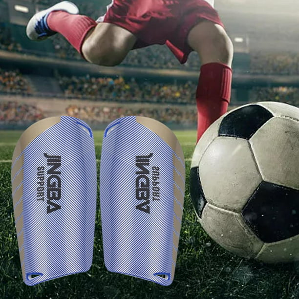 Comprar 2 uds espinilleras de fútbol espinilleras de fútbol almohadillas  protectoras para niños adultos tabla de protección de espinilleras