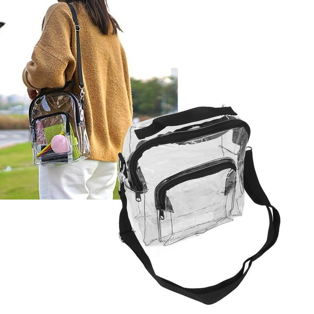 Bolso transparente, bolso de playa, bolso de mano de PVC transparente  minimalista con bolso interior, bolso de mano, bolso de compras