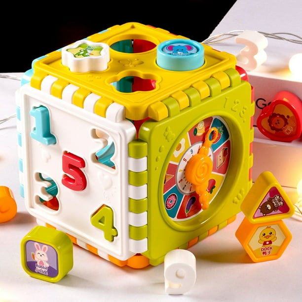 Comprar Juguete educativo, juego de clasificación de formas de juguete para  bebé con cubos de juguete, juegos educativos para niños y niñas de 1 a 3  años