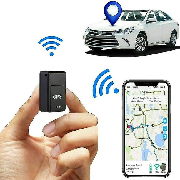 Rastreador GPS para coche, Mini localizador inteligente en