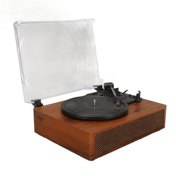 tocadiscos de vinilo de bluetooth con altavoces fonógrafo vintage  decoración USB