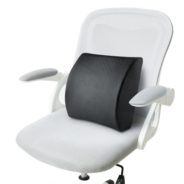 Soporte Para La Espalda Almohada de soporte lumbar para asiento de carro de  silla de oficina de espuma viscoelástica de verano con cubierta de malla 3D  Likrtyny Accesorios para autos y motos