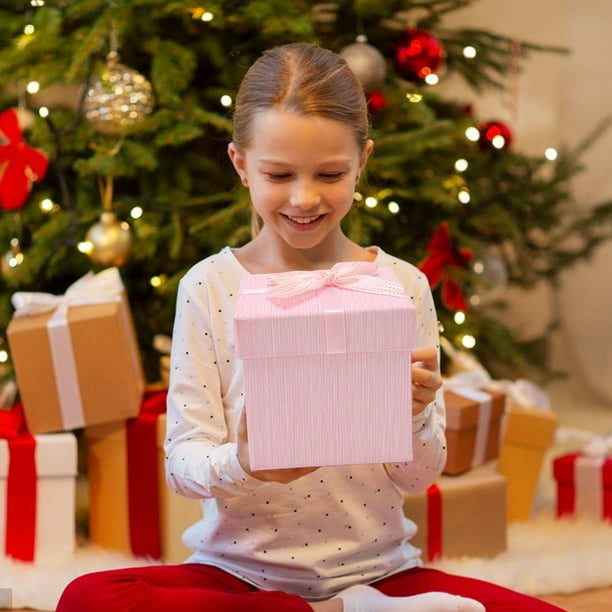 Bonita caja de regalo grande rectangular perfecta para envolver regalos,  ideal para Navidad, boda, regalo de cumpleaños