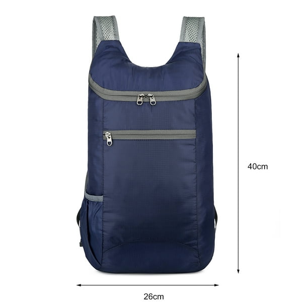 Mochila plegable ligera de 20L, mochila plegable ultraligera para  exteriores, mochila de viaje, bolsa deportiva, bolsa deportiva, Moda de  Mujer