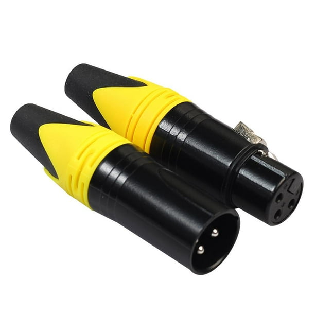 Cable XLR [3-65FT], XLR balanceado Cable de micrófono XLR de Compatible con  micrófono, sistemas de altavoces, estación de 33 pies CUTICAT cable de