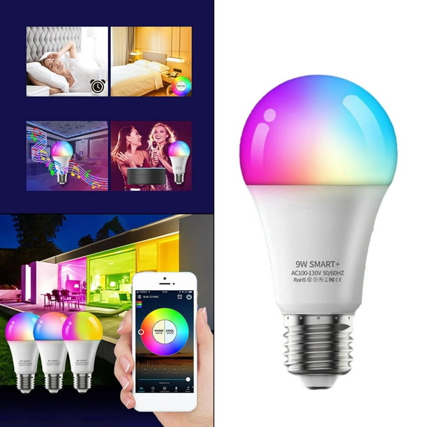 Foco Inteligente Wifi 11Watts Iluminación LED Colores RGBW Perfect Cho