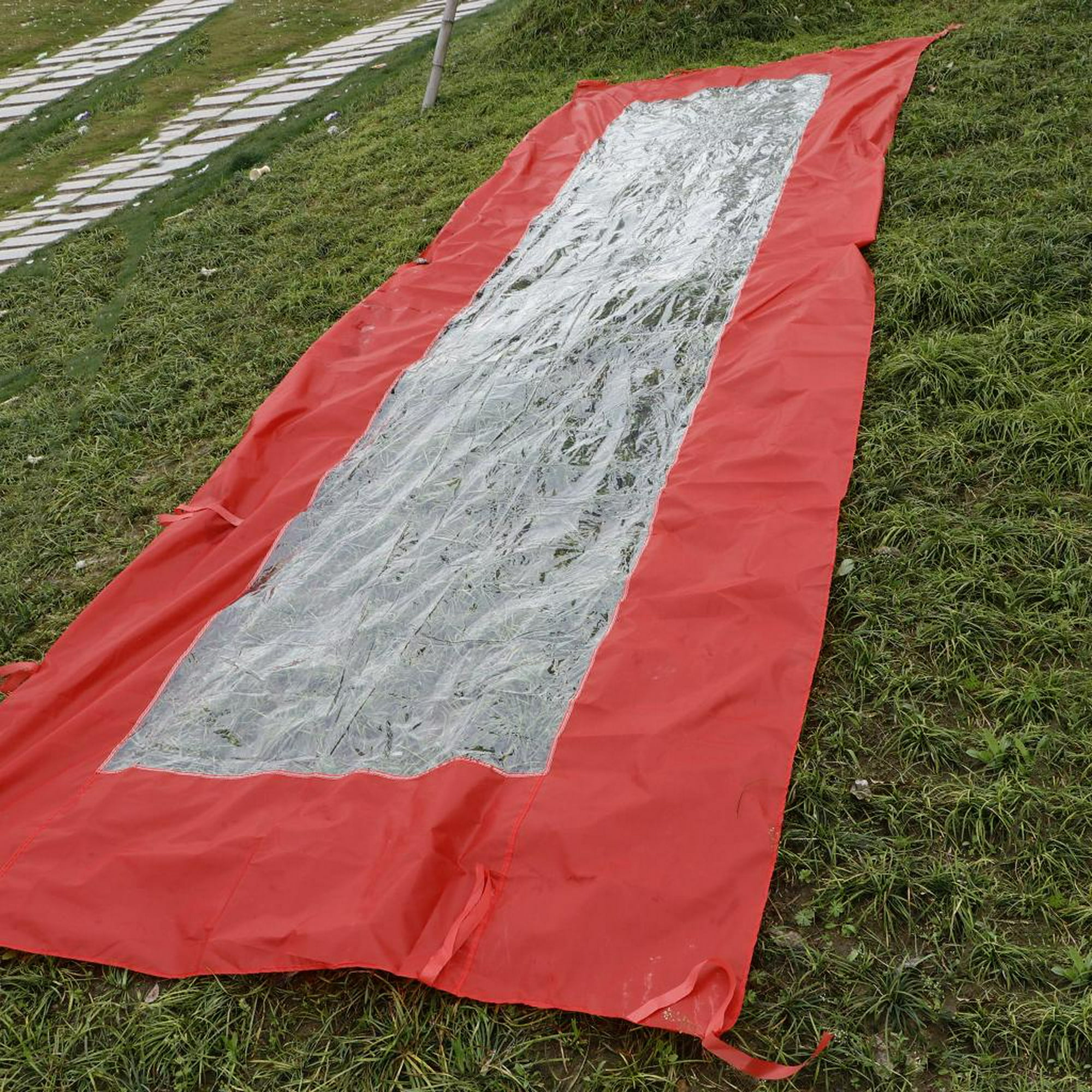 Carpa Impermeable Con Toldo Lateral, Pared Lateral Para Marq