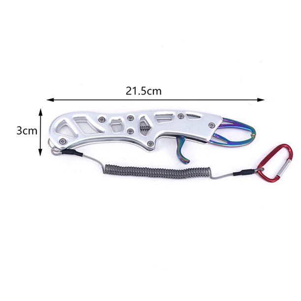 Metal Fish Lip Controller Grip Outdoor Gear Pesca Pinzas Alicates Aparejo  (Azul)