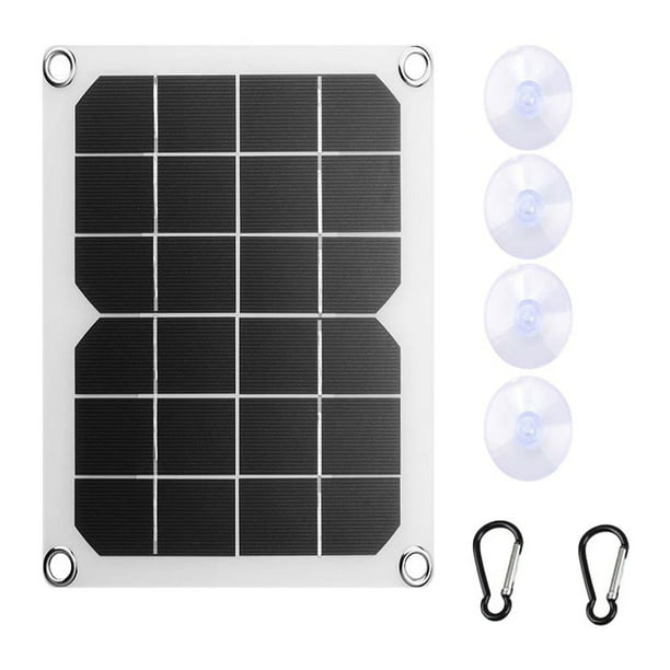 Conjunto de ventilador solar portátil de 6 W Panel solar Panel solar de  silicio monocristalino Reca Eccomum Ventilador eléctrico