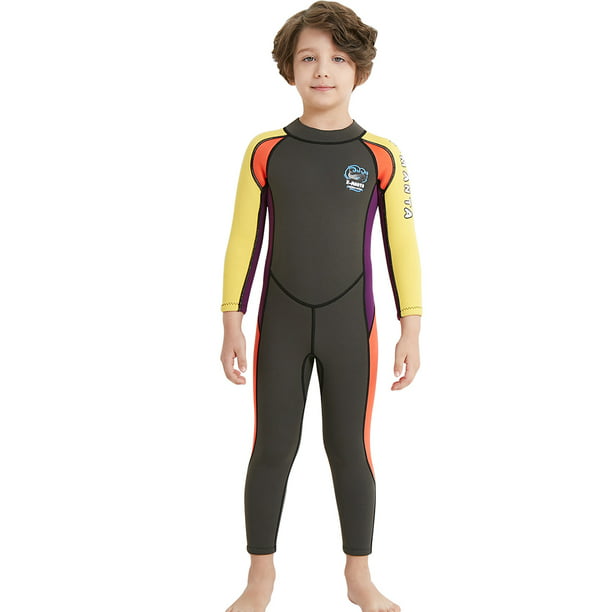 s de neopreno para niños de de buceo para niños Cuerpo completo Secado  Protección kayak Surf ejercic Soledad traje de neopreno para niños
