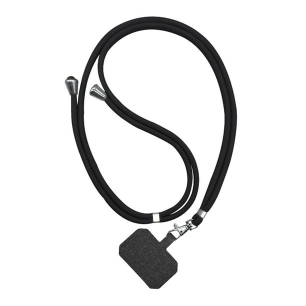 MOFT Cordón para teléfono manos libres, fácil de colocar y quitar, correa  conmutable, compatible con todos los teléfonos (negro), Negro 