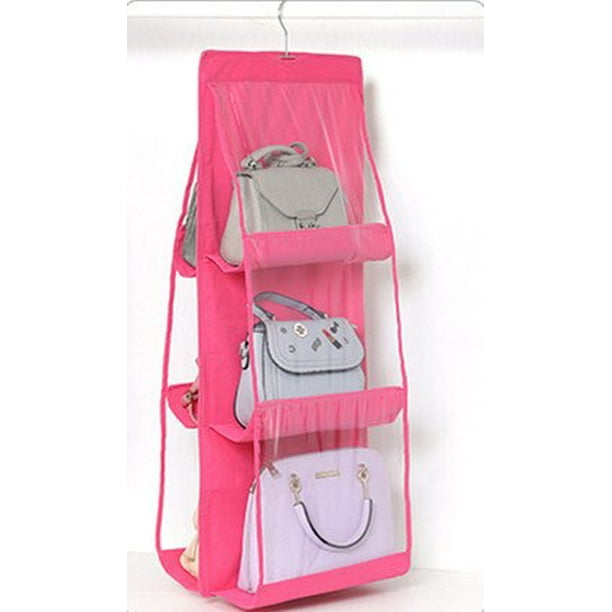Bolsa de almacenamiento transparente para armario, organizador colgante  para puerta y pared, para zapatos, con colgador