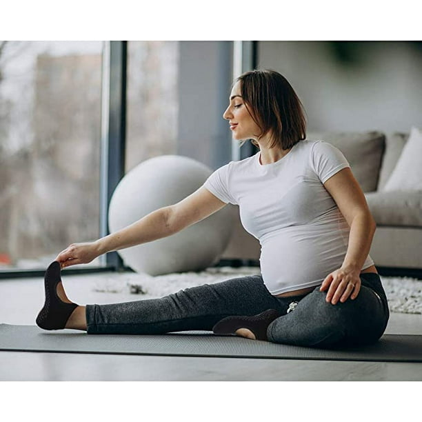2 pares/calcetines antideslizantes para yoga/pilates para mujer