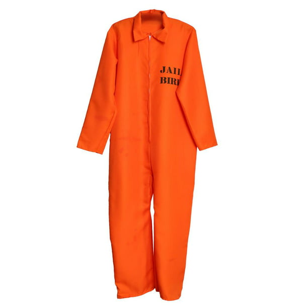 Comprar Disfraz de prisionero para hombre, disfraz de ladrón, mono, camisa  de preso, disfraz de fiesta de Halloween para adulto