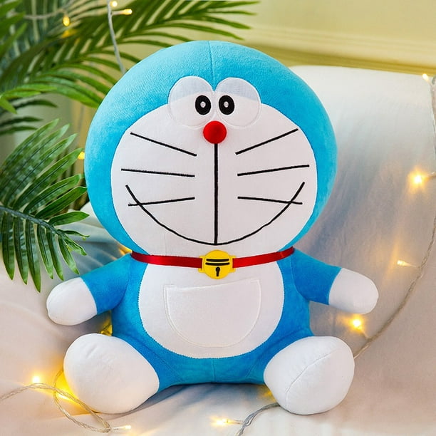 Doraemon Muñeca Robot Gato Jingle Azul Fat Man Almohada Peluche Juguete  Cumpleaños Chica zhangyuxiang