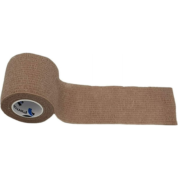 Venda Cohesiva de 5 cm x 4.5 m, Vendas Autoadhesivas para Esguinces e  Hinchazón, Suministros Médicos de Primeros Auxilios para Protección  Deportiva (Beige) : : Salud y cuidado personal