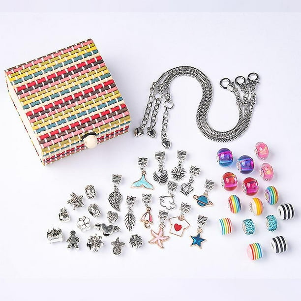 Juguete de regalo para niñas de 6 a 9 años, kit de fabricación de joyas  artesanales para niños y niñas de 6 a 11 años, juguetes, pulsera, juego de  manualidades para 7