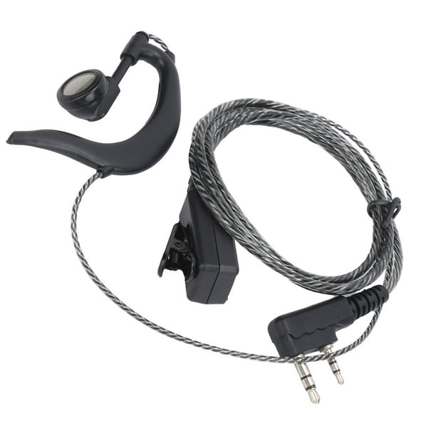 Auricular con auricular Walkie Talkie con micrófono PTT para Kenwood para  radio de dos vías Retevis Abanopi Auricular de radio