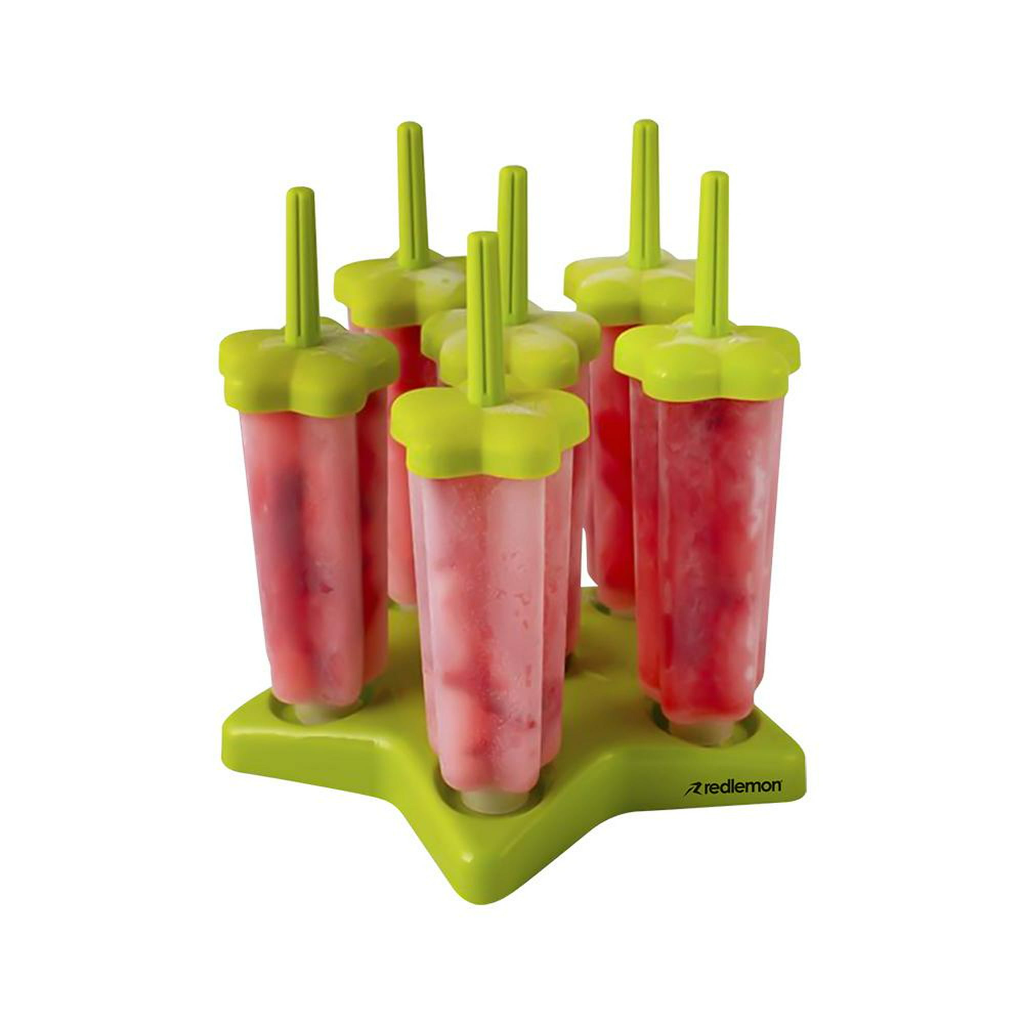 Set de moldes para paletas de hielo 6 piezas Redlemon Rectangulares