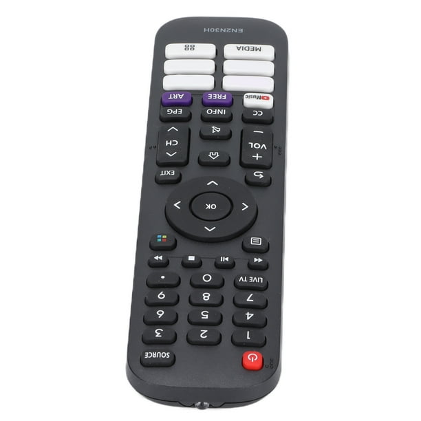 Control remoto de televisión bajo consumo de energía Teclas de navegación  de menú dedicadas Control remoto de TV para EN2B30H para EN2N30H para  EN2P30H para 55A7500F para