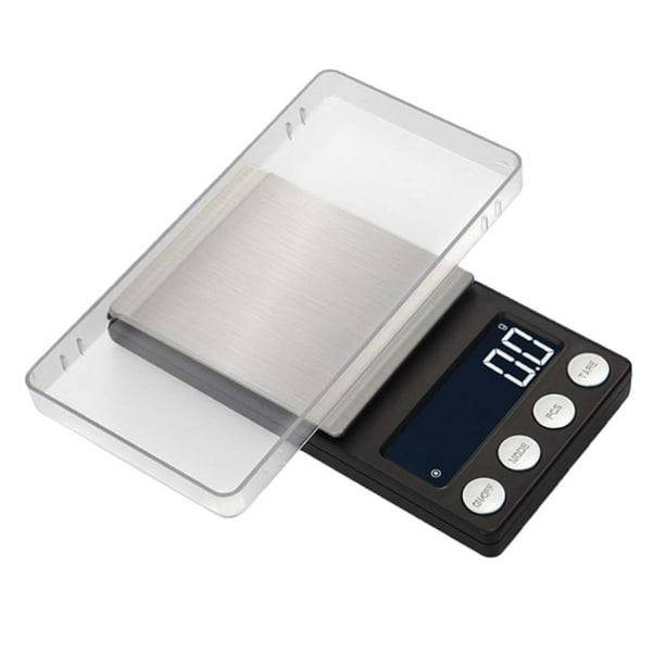 Báscula de gramo de 7.76 oz/ 0.00 oz, báscula digital de bolsillo de 3.53  oz, peso de calibración, mini báscula de joyería, báscula de cocina