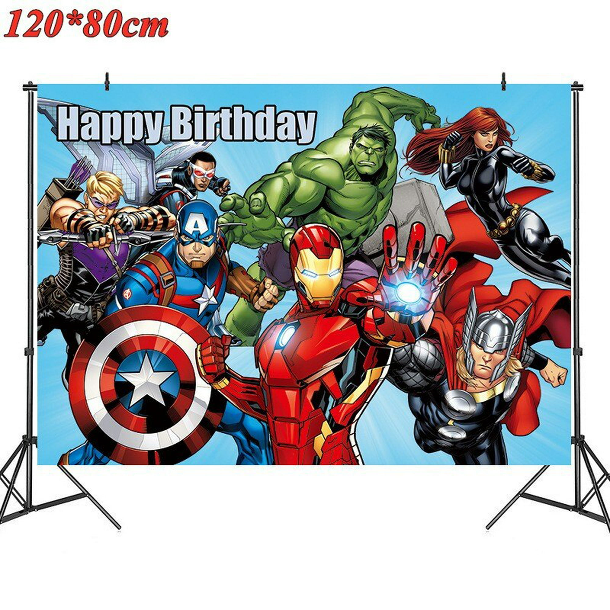 Decoracion Cumpleaños Superheroes,Globos de Superheroes,Globos de Dibujos  Animados,Superhéroe Marvel Cumpleaños Decoracion,Niños Niñas Juego de