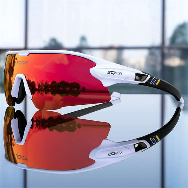 Gafas de bicicleta de montaña SCVCN, gafas de sol deportivas para hombre, gafas de ciclismo fotocromáticas, gafas de UV400 para correr en carretera MTB qiuyongming unisex en