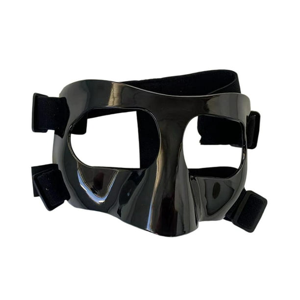 Máscara de baloncesto Máscara facial Máscara protectora de la cubierta  facial para la nariz rota Guardia de la nariz para el fútbol shamjiam  protector