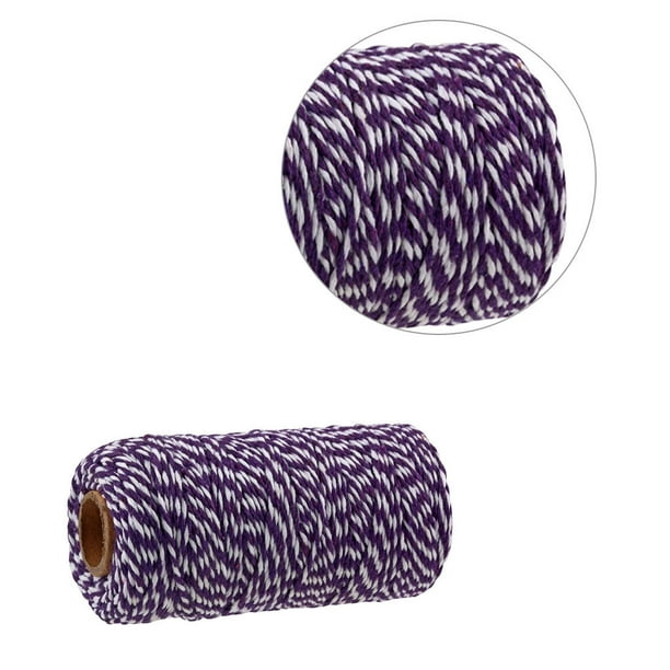 Cateissary Cuerda de algodón para decoración del hogar, cordón de