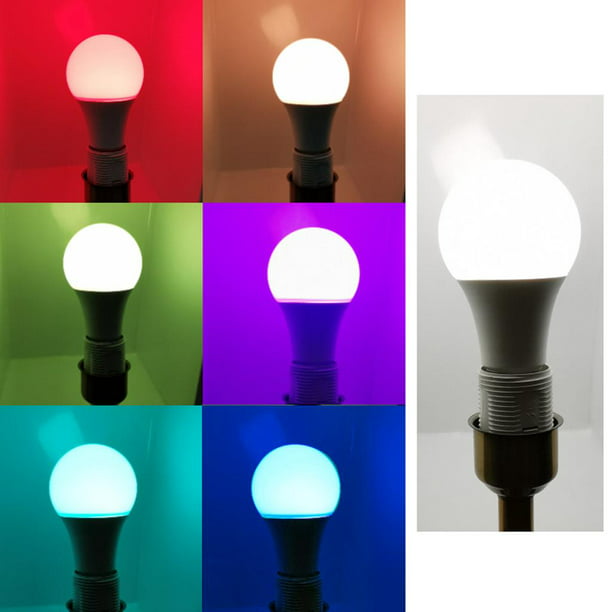 3-4 Bombillas Que Cambian de Color RGB Bombillas LED 900LM Luz de