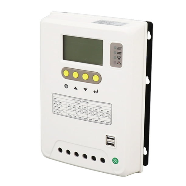 Controlador de carga solar 12V 24V 36V 48V MPPT PWN LCD Regulador de panel  USB