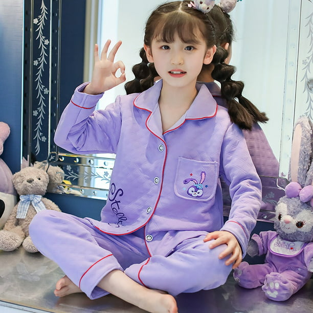Conjunto de pijamas de Disney Stella Lou para niños, ropa de de pijamas niñas, zhangmengya CONDUJO | Walmart línea