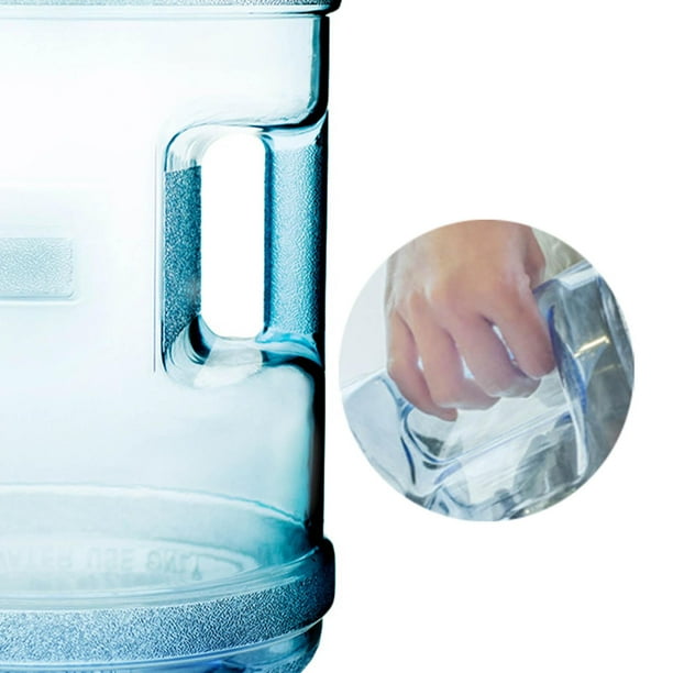 Garrafa de plástico translúcido apto para uso alimentario, bidón, tangue,  jarra, ideal para almacenar y transportar agua, bebida