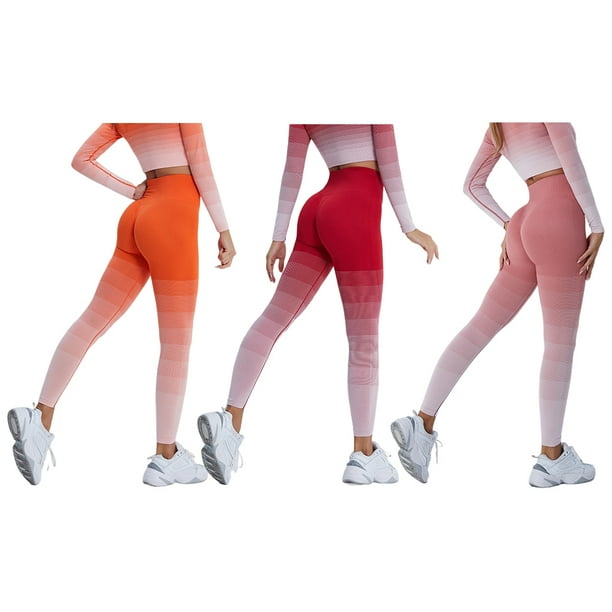  Pantalones de yoga de cintura alta para mujer, para