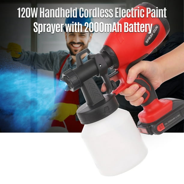 Pulverizador de pintura eléctrico de 120 W Pulverizador de pintura  inalámbrico rápido de mano 3