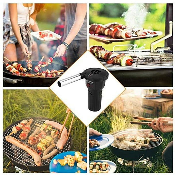 Soplador Eléctrico Portátil Barbacoa De Aire Para Picnic Camping