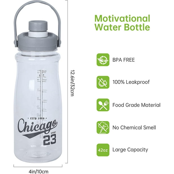 Botella de agua de 1,5 litros, sin BPA, botella de agua de un galón para  deportes, ciclismo, yoga, senderismo y acampada Sailing Electrónica