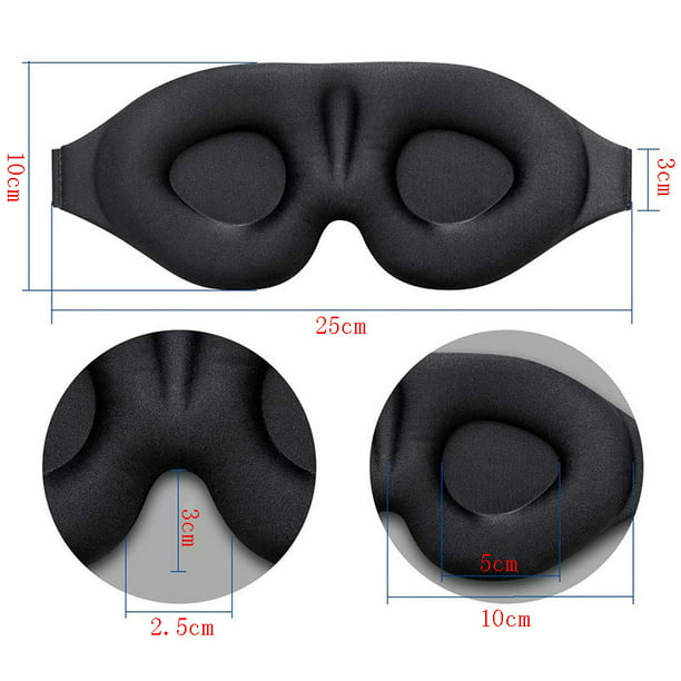 Antifaz para dormir para hombres y mujeres - Máscara 3D - Cómodo antifaz  refrescante para dormir TUNC Sencillez