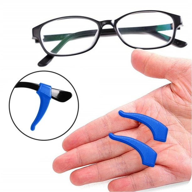 2 uds. de ganchos antideslizantes de silicona para gafas, soporte para de  de las patillas, accesorios para gafas, moda ligera Naranja Yinane Gancho  para la oreja para anteojos