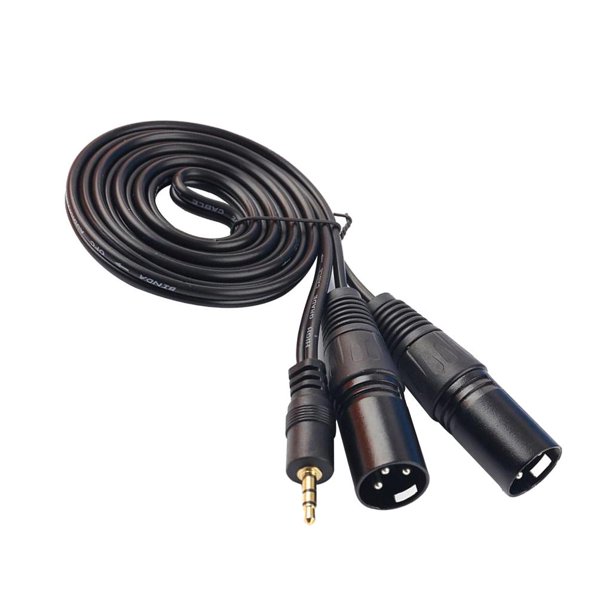Cable Xlr de 3.5 mm, Cable de micrófono auxiliar Xlr Mini Stereo