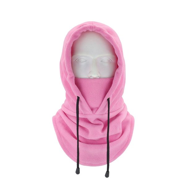 Máscara de esquí Máscara facial Mujeres Balaclava Fleece Hood Winter Head  Warmer Face Talla única Cola Sombrero cálido de invierno